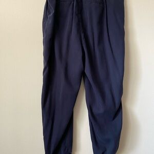 Talbots Navy Joggers- Relaxed Tapered Fit